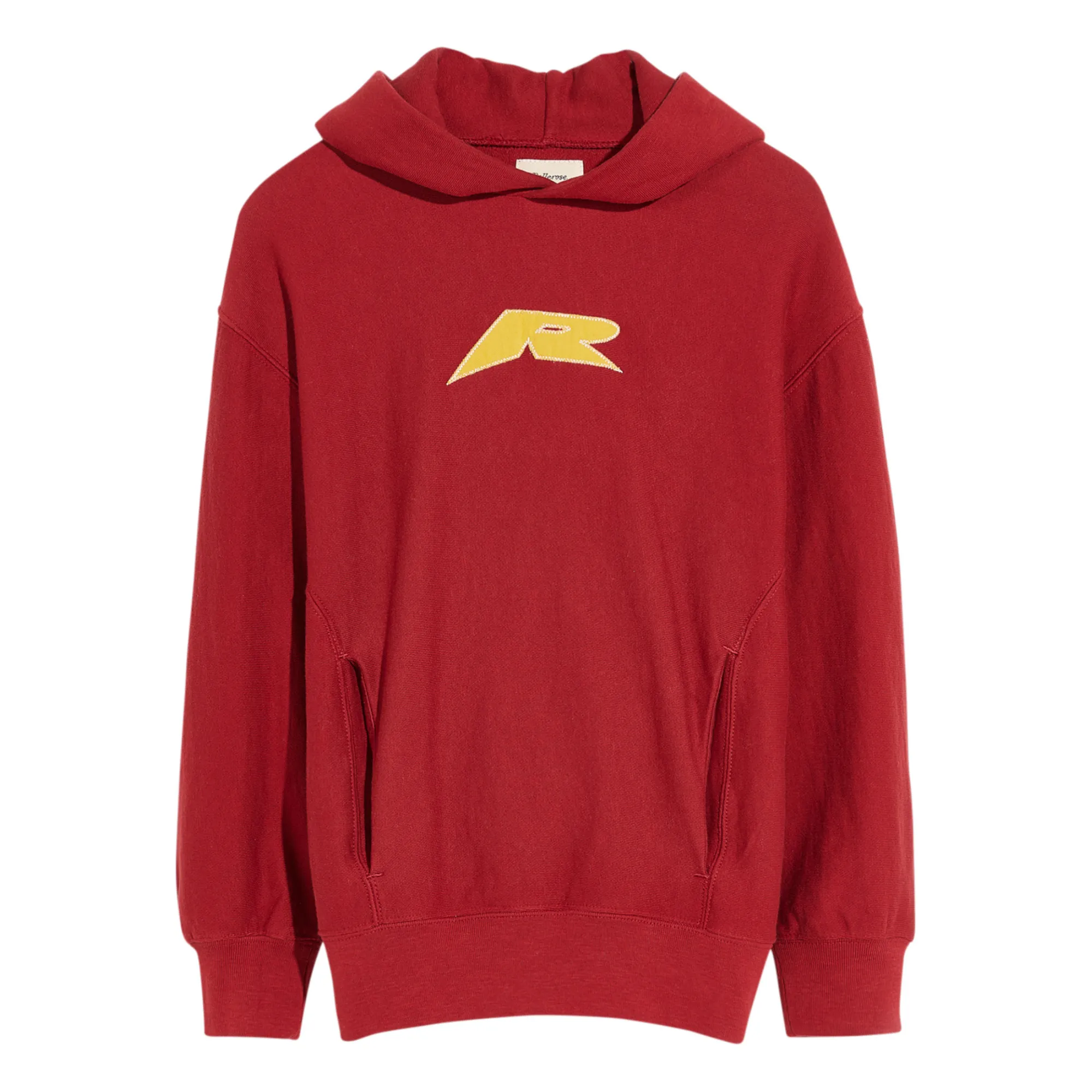 Bellerose Red Hoodie Cross Fahy