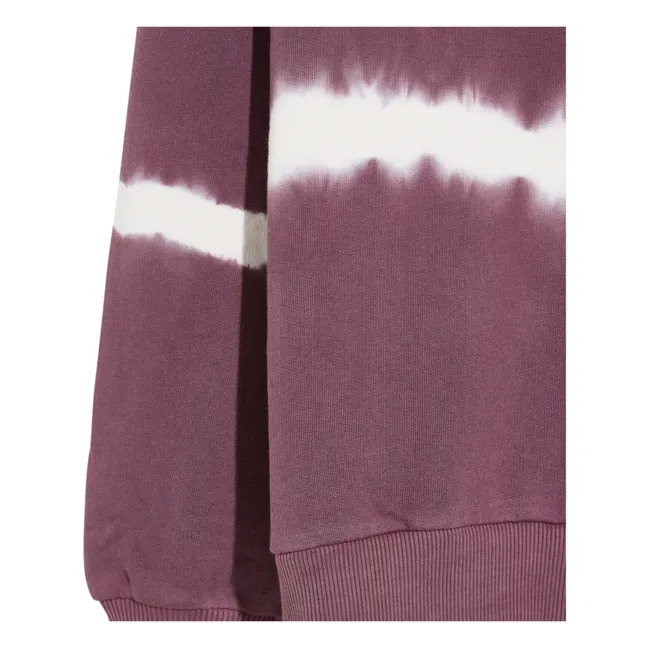 Tie & Dye Chami sweatshirt | Aubergine