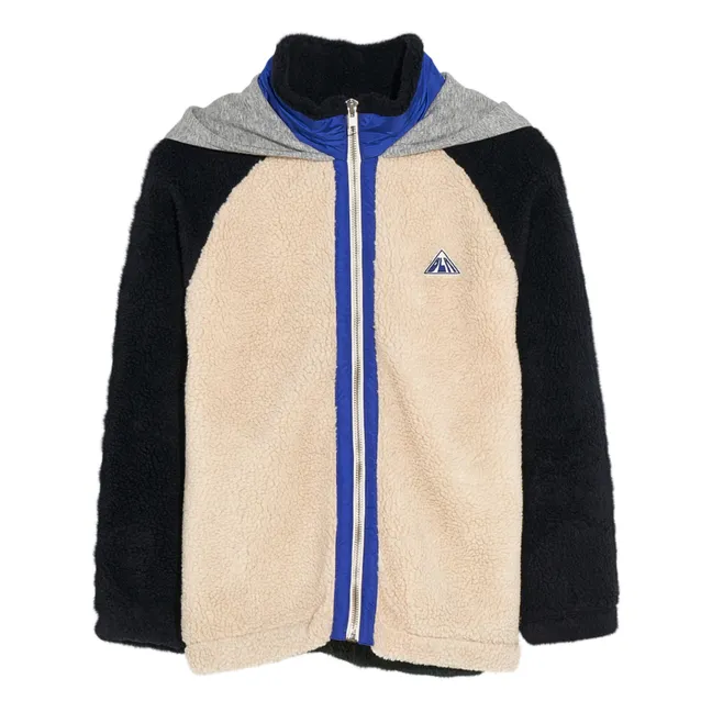 Almor Colorblock Hooded Jacket | Sand