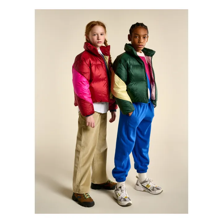Hoover down jacket | Cherry red- Product image n°1
