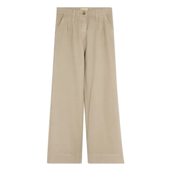 Katie Cotton trousers | Natural