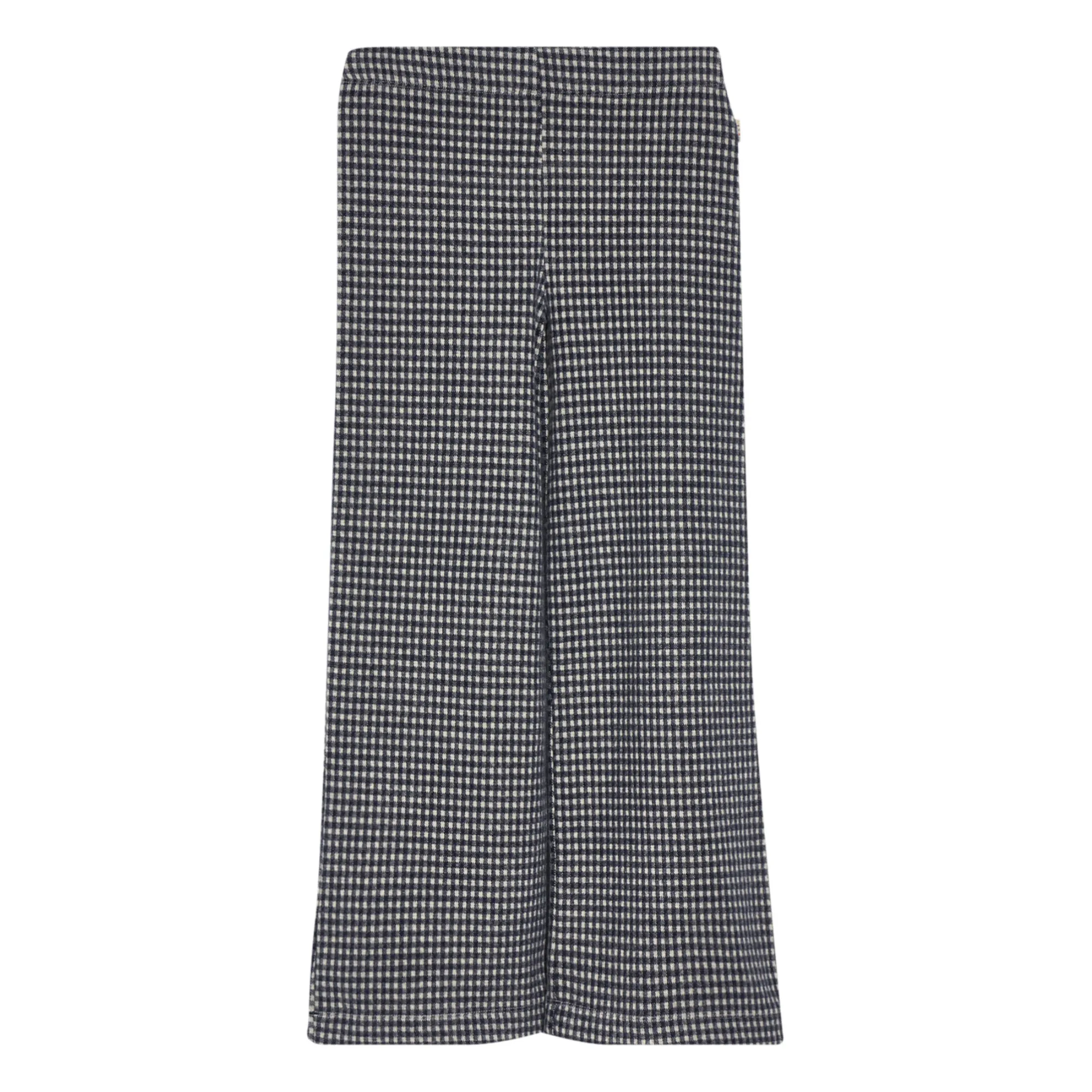 Bellerose Navy Blue Fiona Vichy Flare Pants