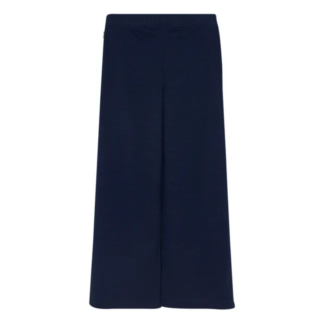 Fiona Uni Flare Pants | Navy blue