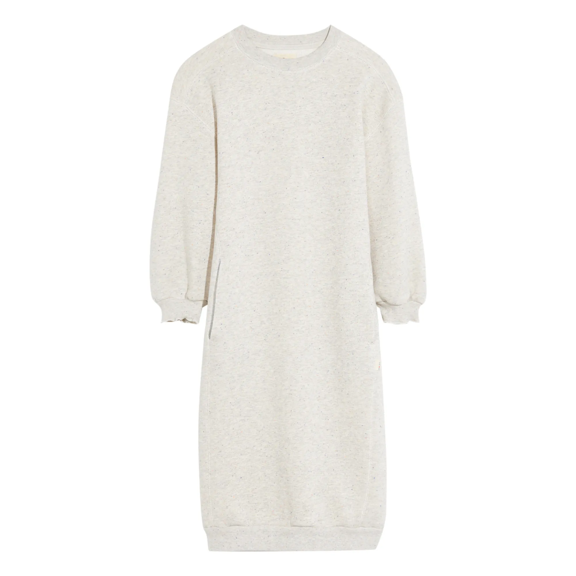 Bellerose Heather Grey Fadola Sweat Dress Chiné