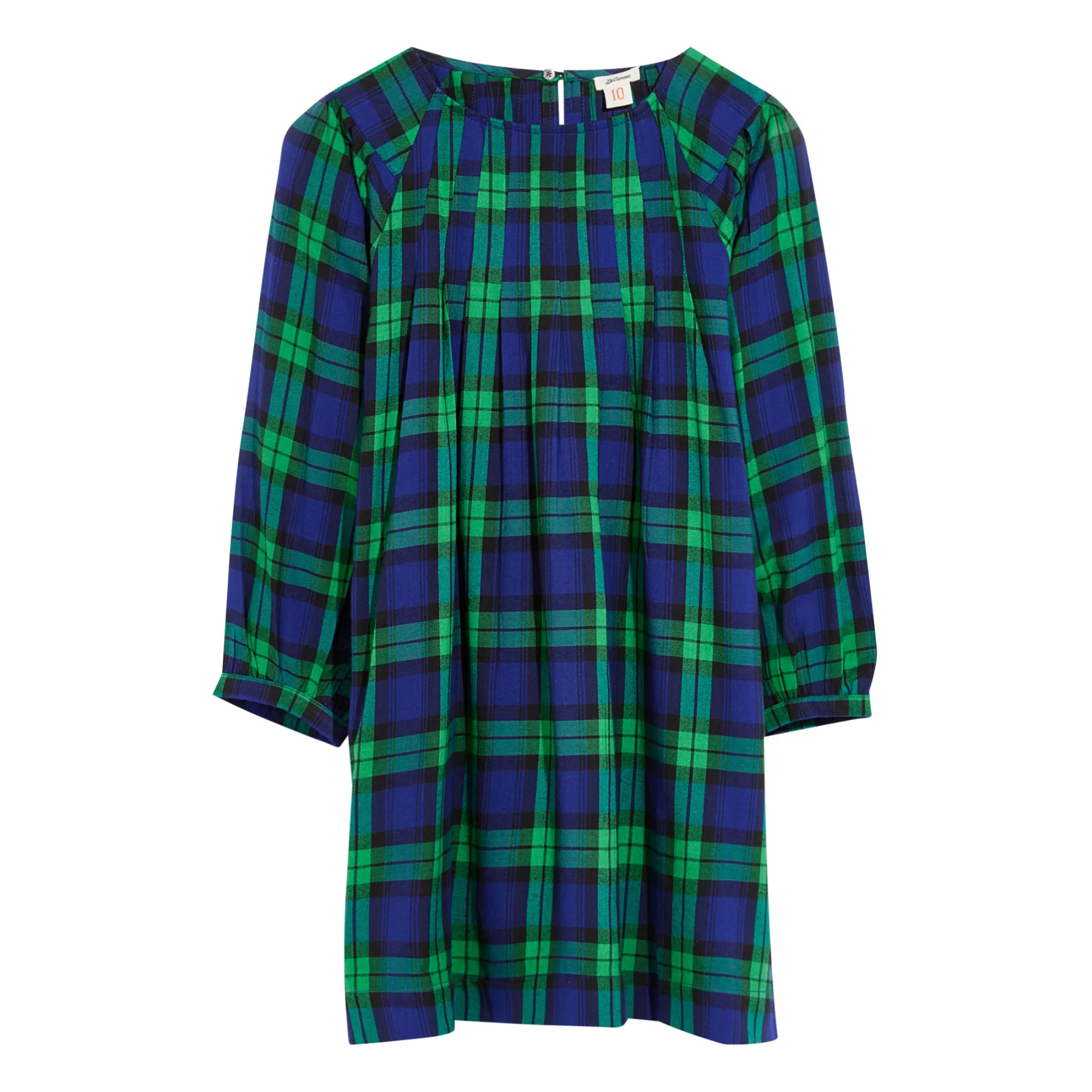 Bellerose Green Poko Carreaux Dress