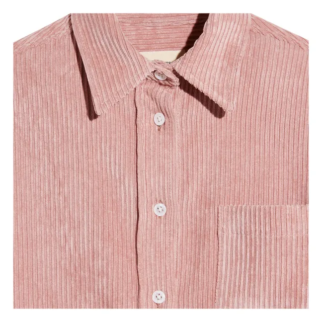 Camicia Ironie in Velluto | Rosa