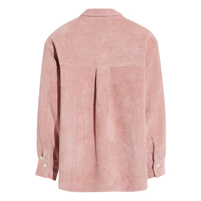 Camicia Ironie in Velluto | Rosa