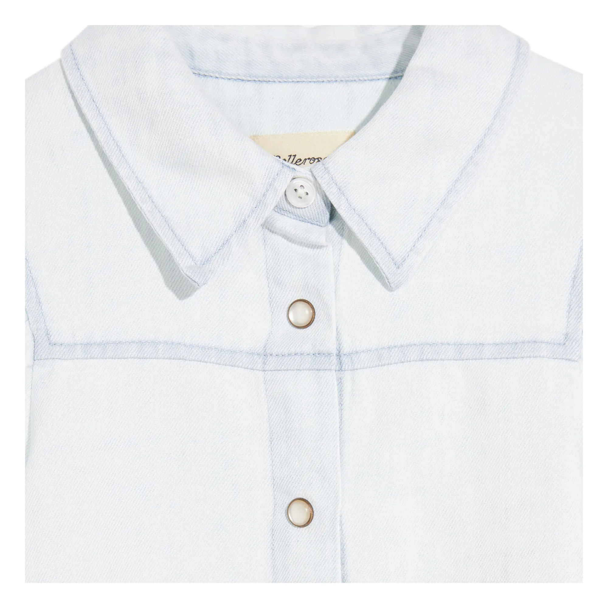 Chemise Vain Denim | Denim bleached- Image produit n°1