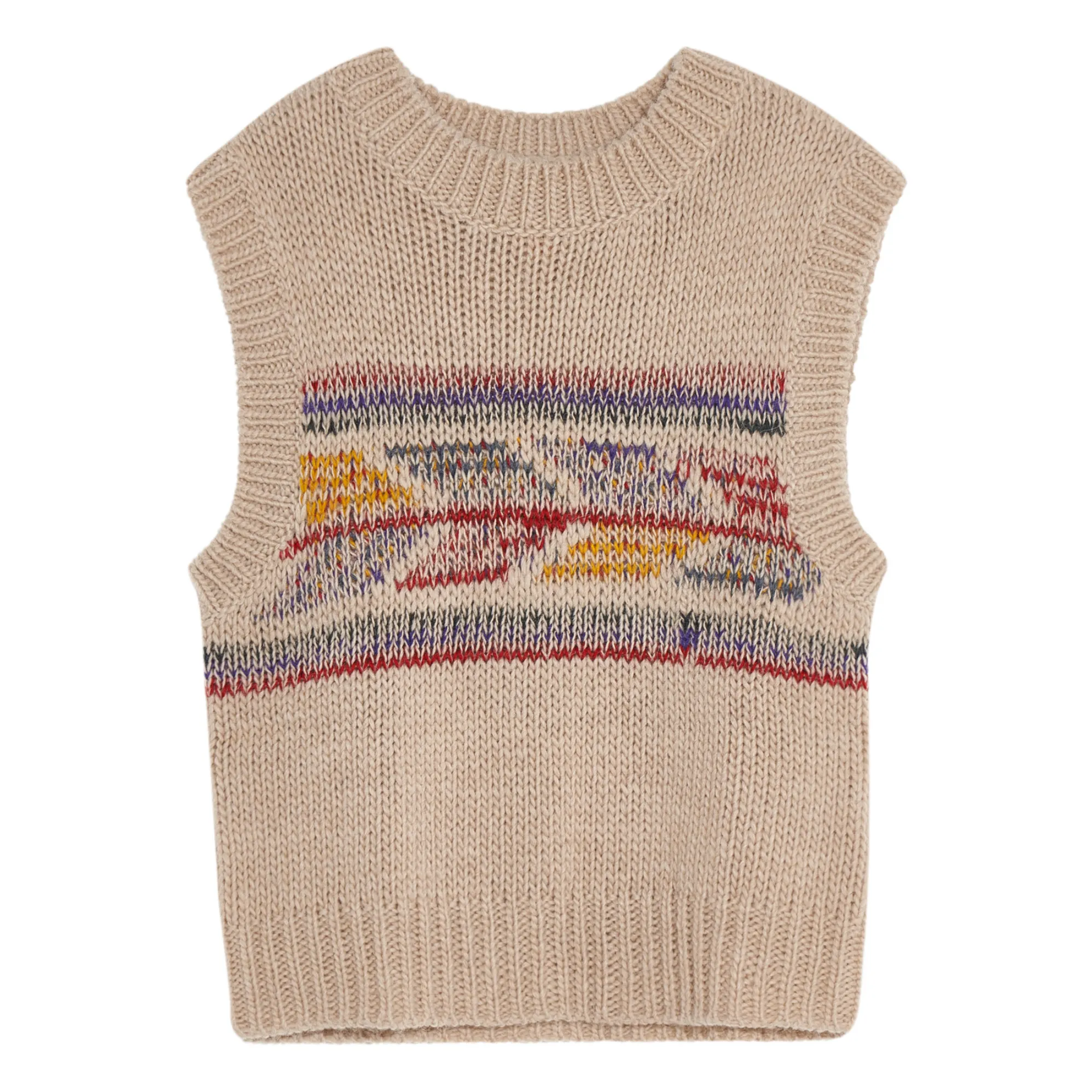Bellerose Natural Amety Sleeveless Sweater