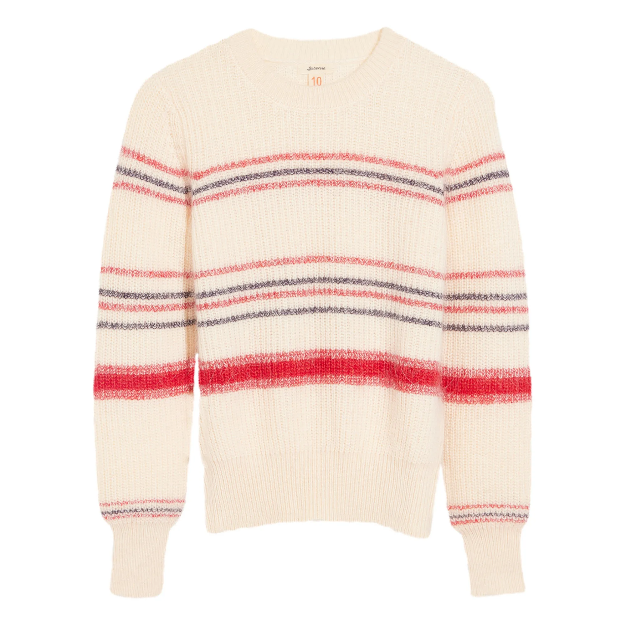 Bellerose Ecru Diosy Stripes Jumper