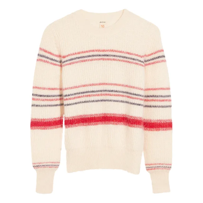 Maglione Diosy a Righe | Ecru