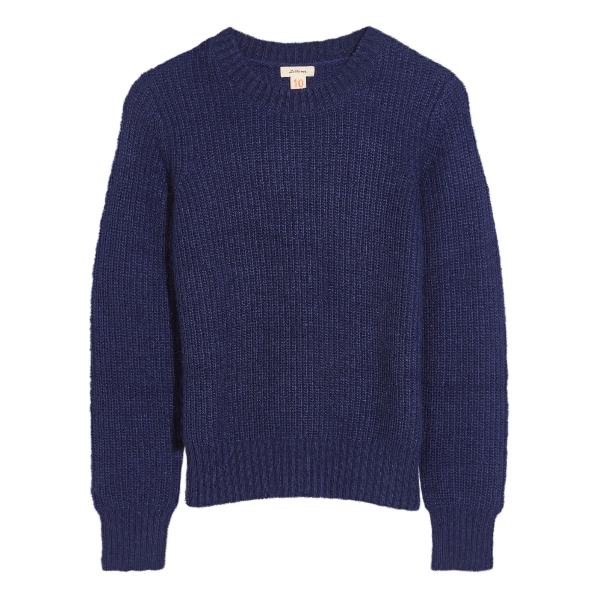 Bellerose Indigo Blue Diot Round-Neck Jumper