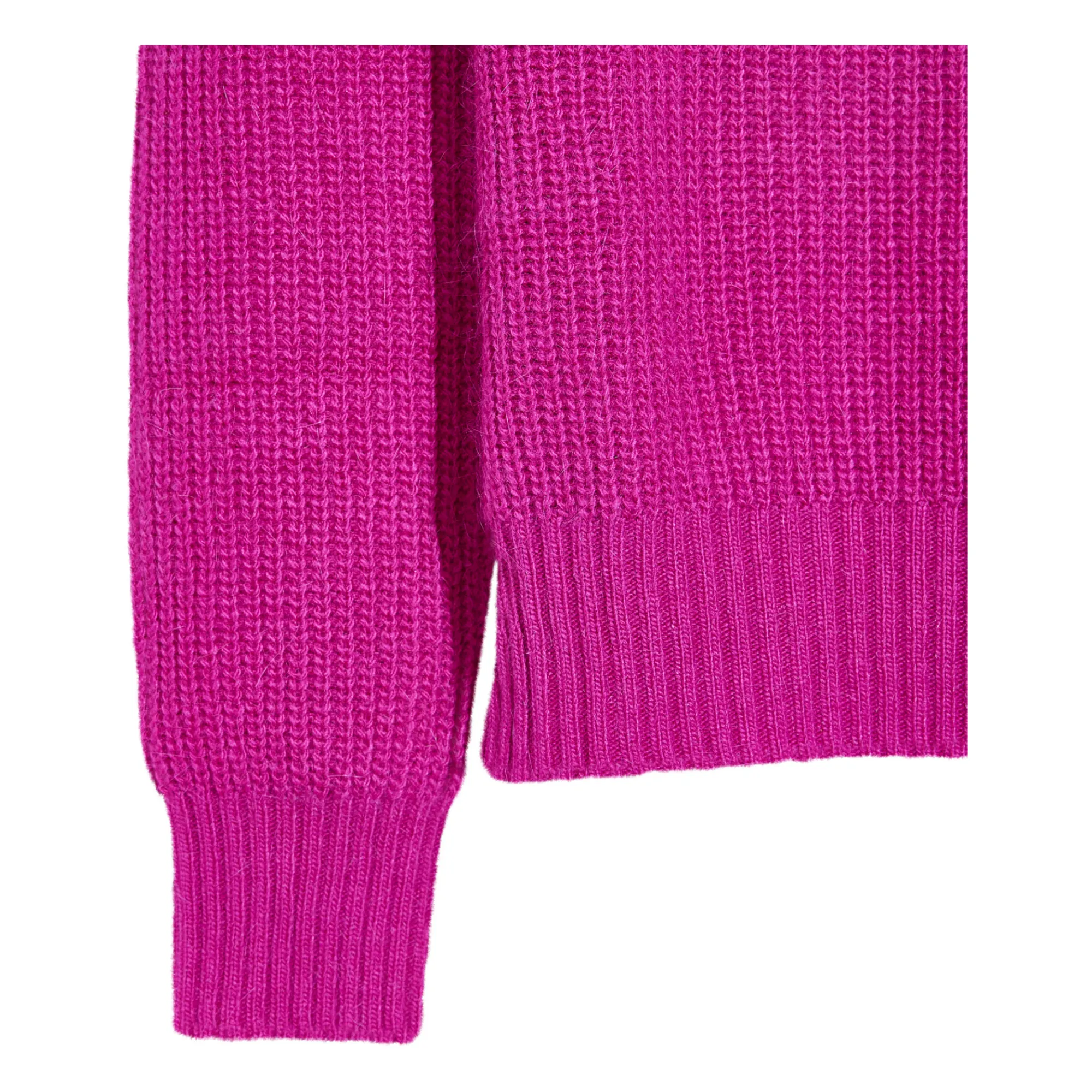 Pull Col rond Diot | Rouge cerise- Image produit n°3