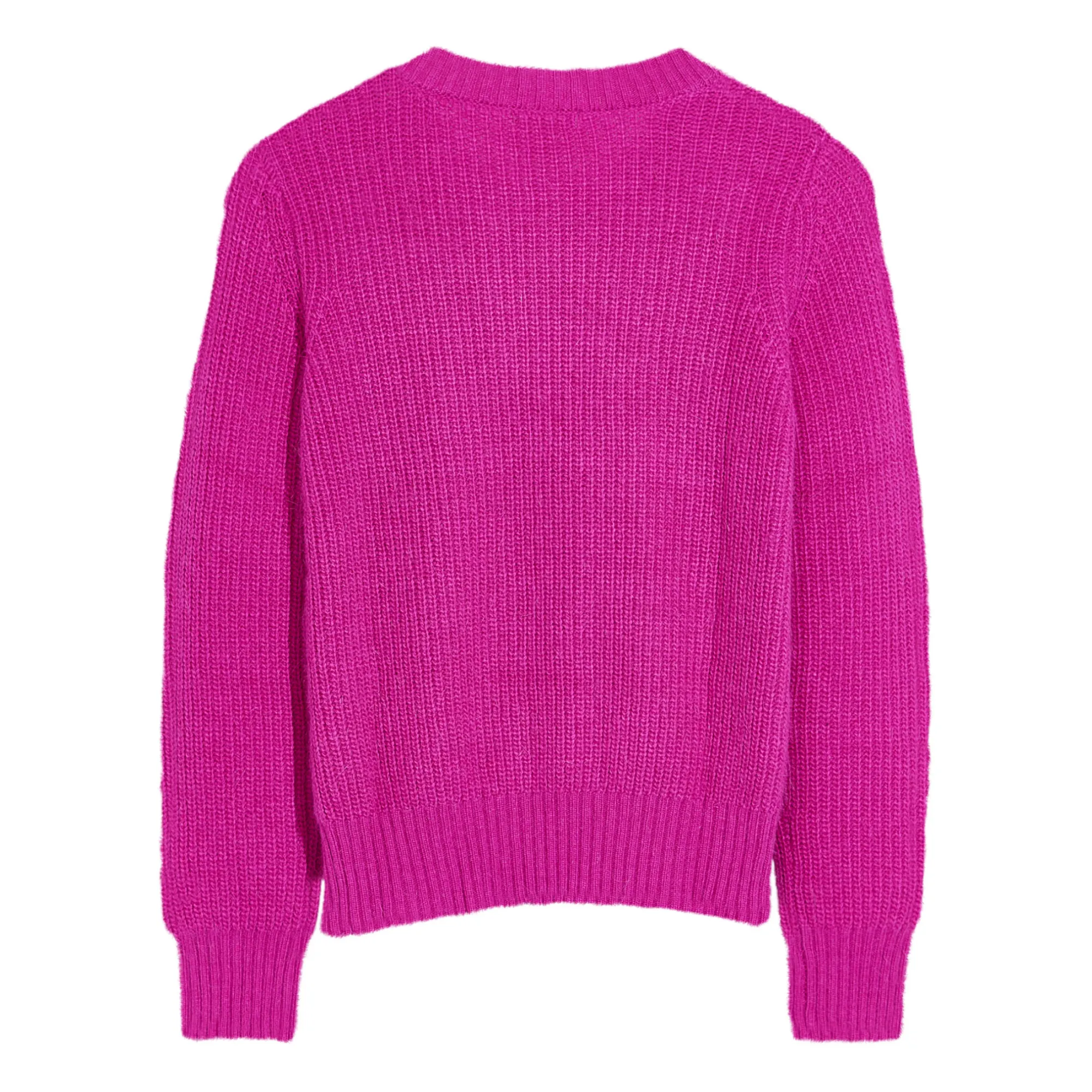 Pull Col rond Diot | Rouge cerise- Image produit n°4