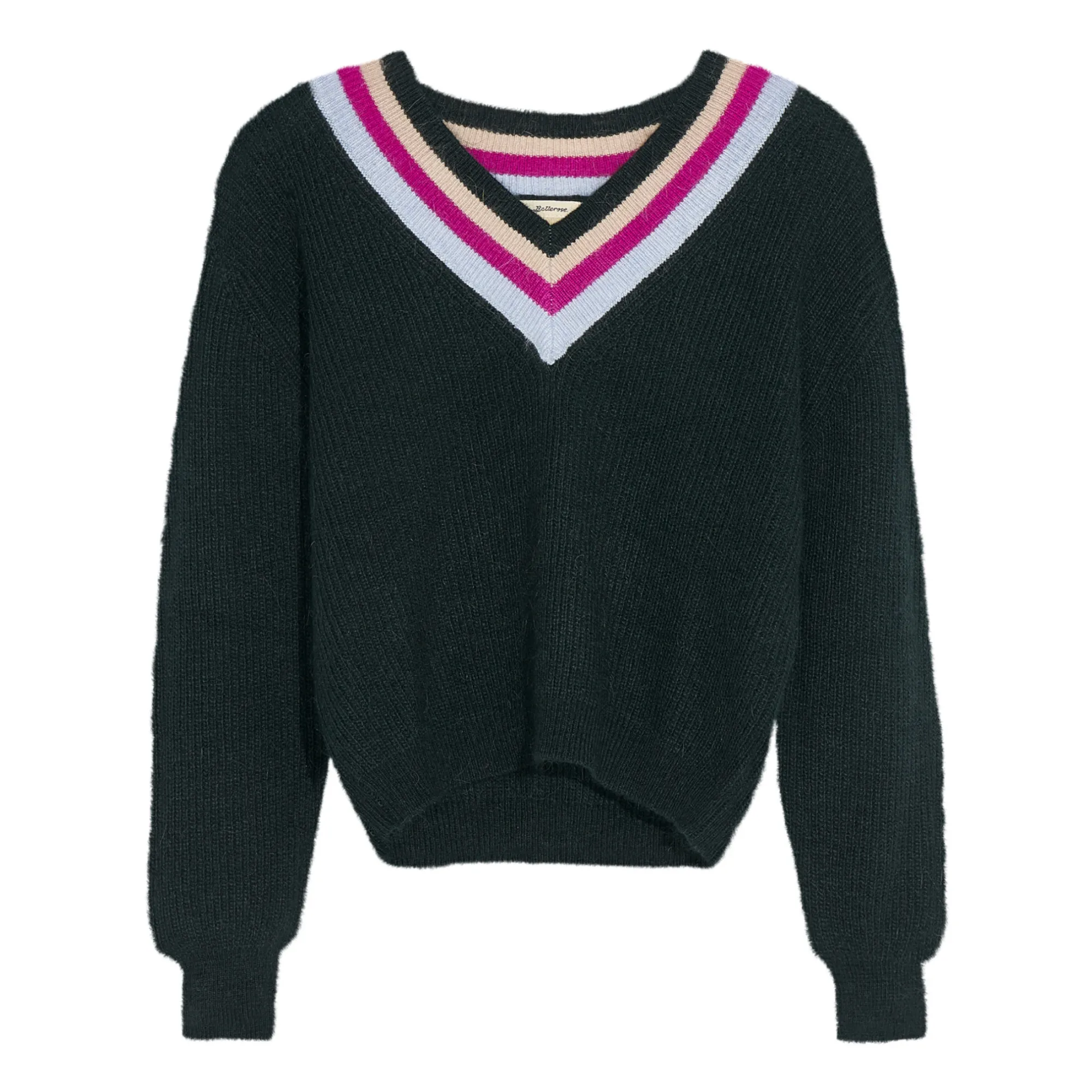 Bellerose Dark Green Diova V-Neck Jumper