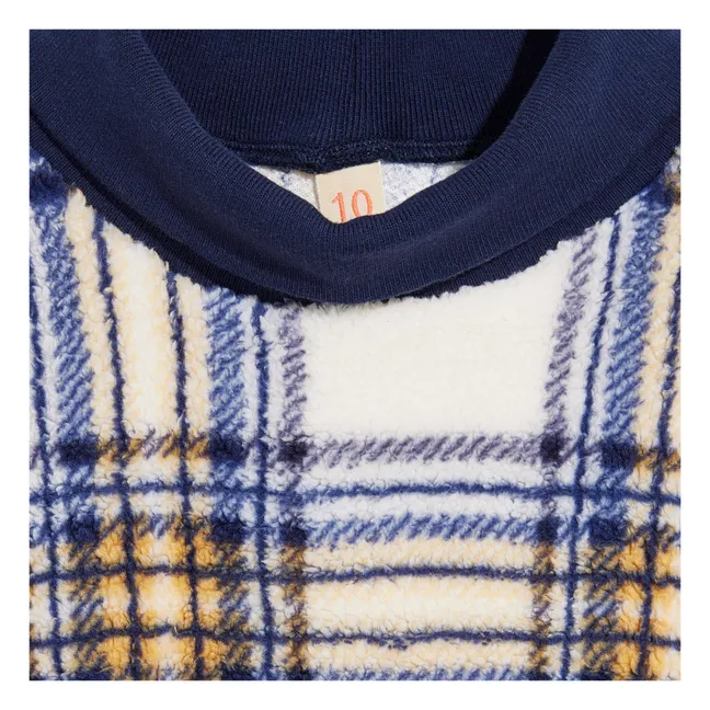 Gilet Anne a Quadri | Ecru