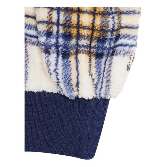 Gilet Anne a Quadri | Ecru