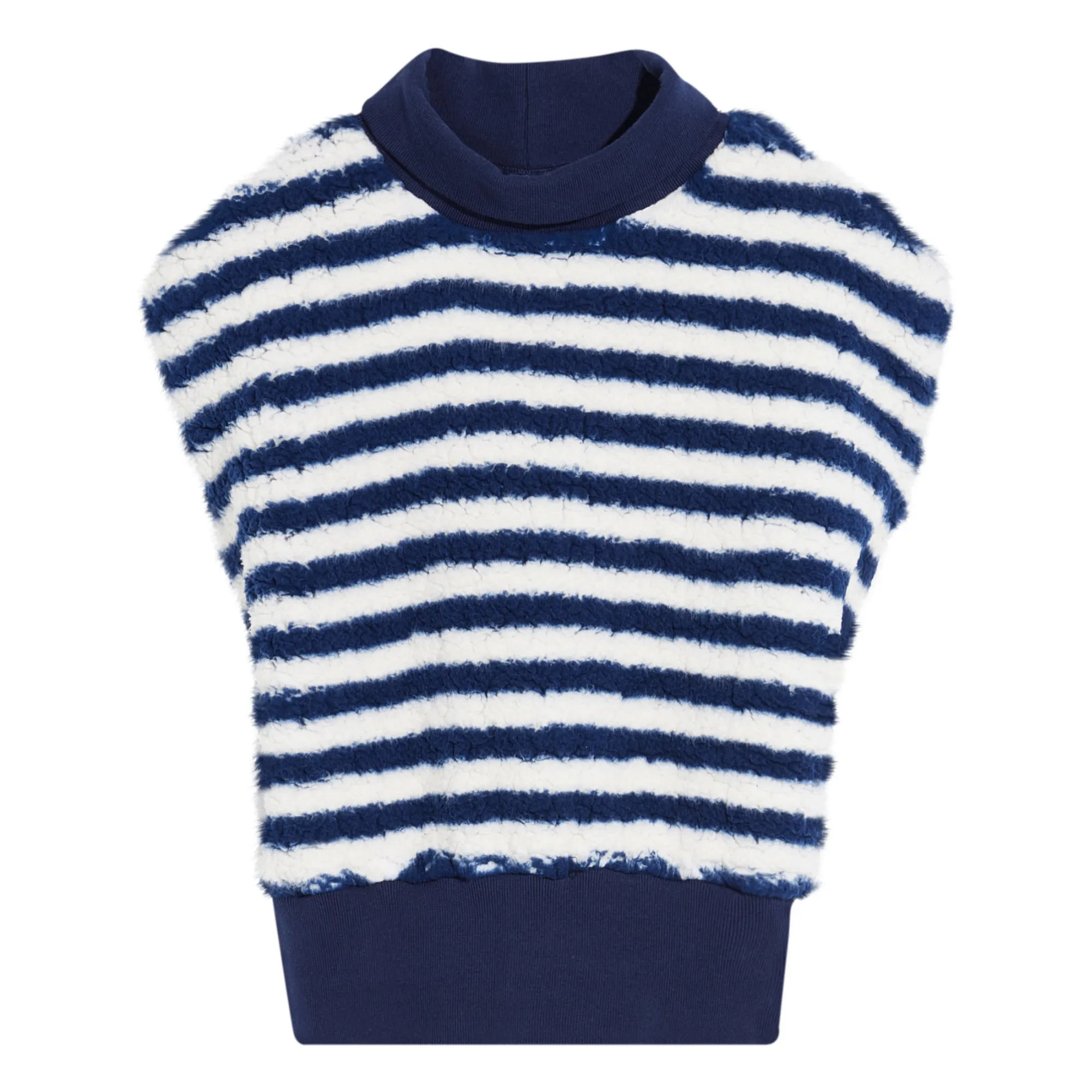 Bellerose Navy Blue Anne Marinière Sleeveless Sweater