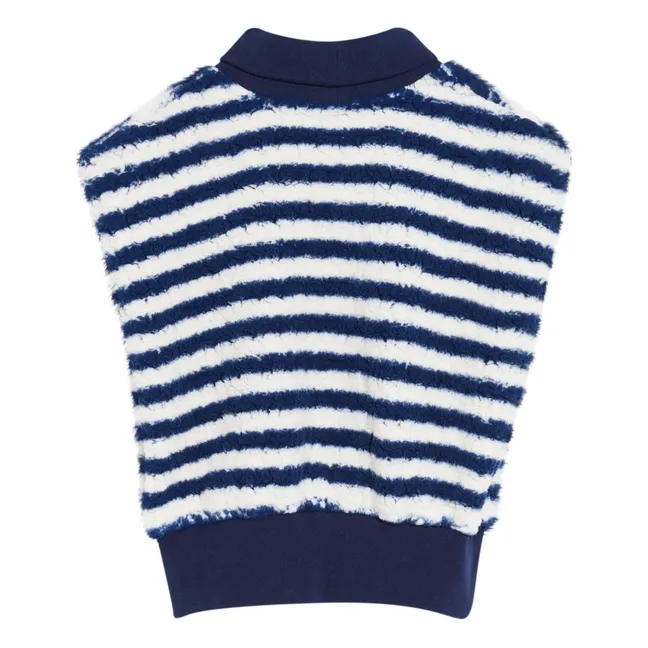 Anne Marinière Sleeveless Sweater | Navy blue
