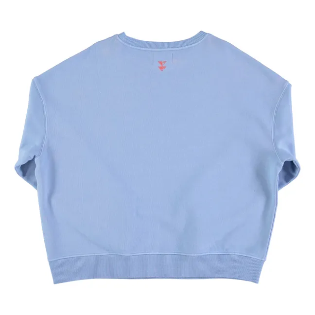 Julie Organic Cotton Sweater | Blue
