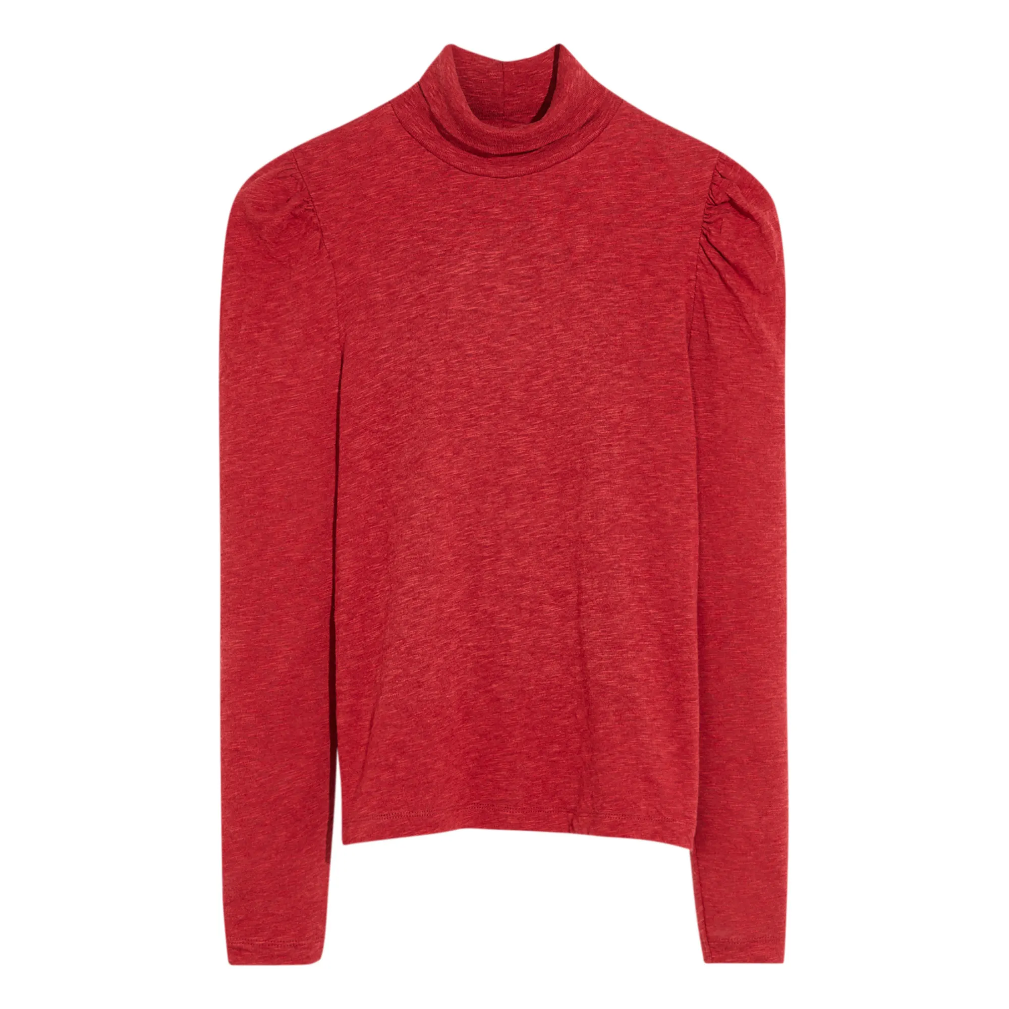 Bellerose Cherry Red Mamie Ribbed Turtleneck