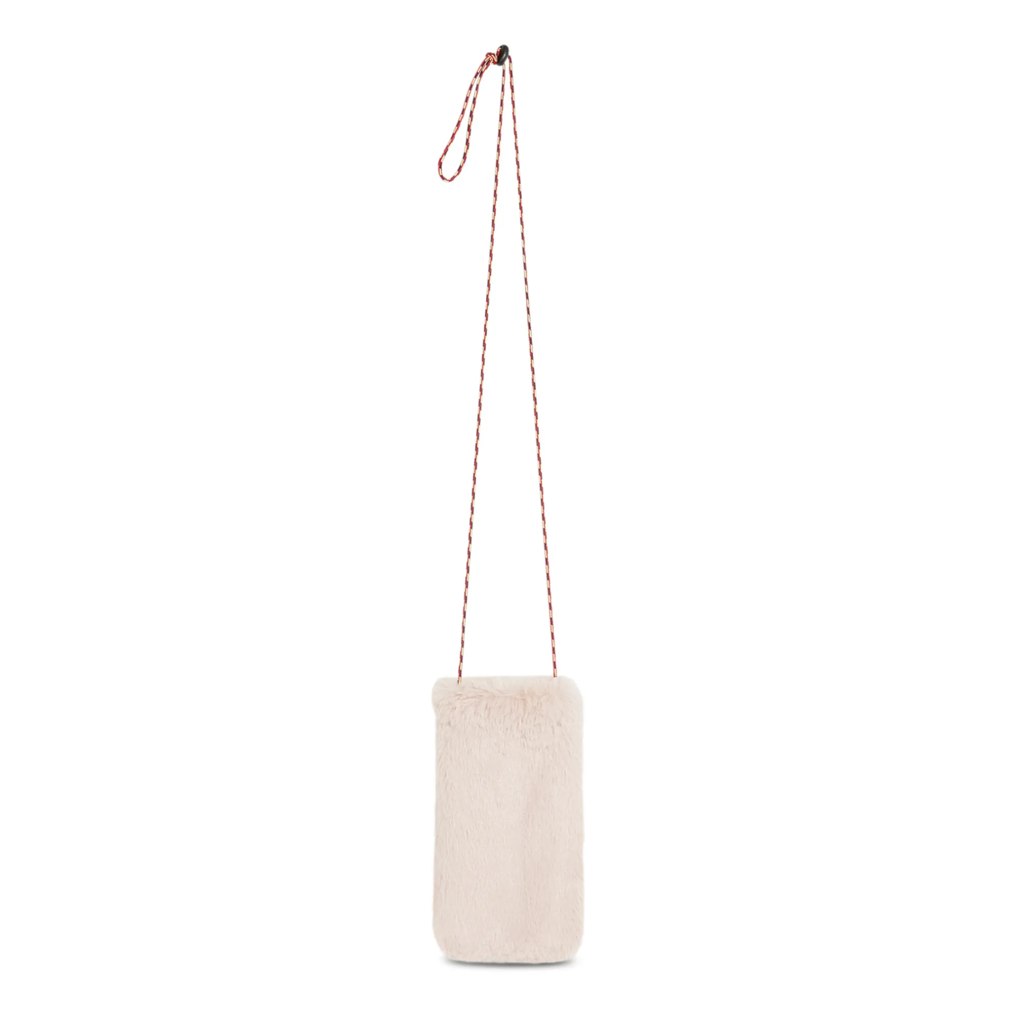 Bellerose Nude Hellohi Faux Fur Phone Wallet Plain