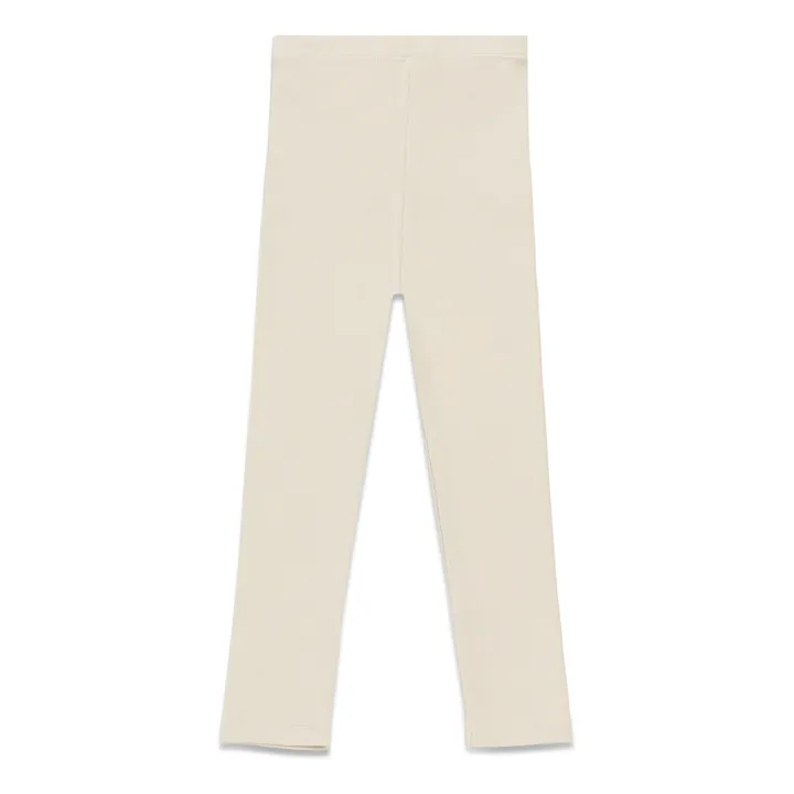 Ellie organic cotton leggings - Festive  | Ecru- Product image n°2