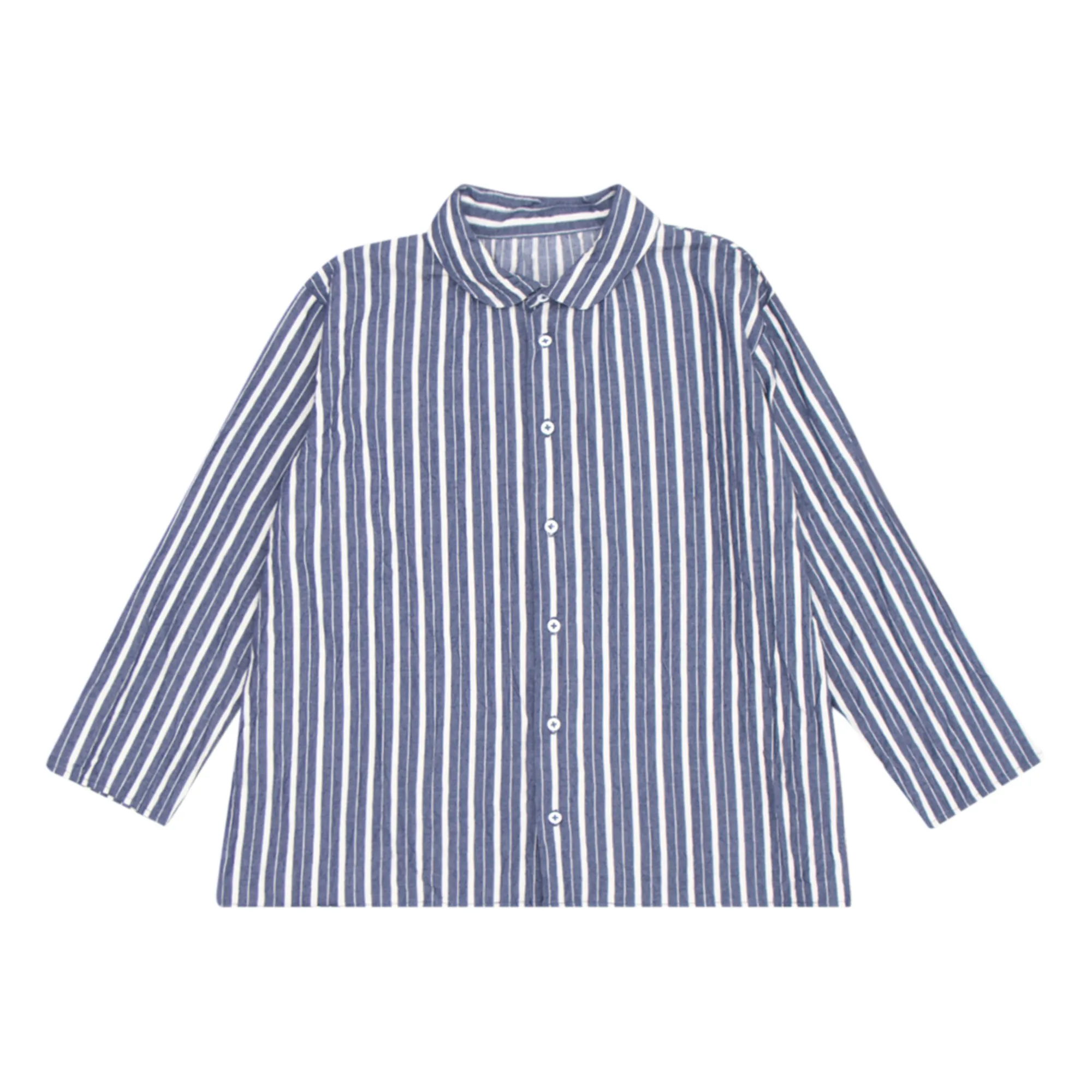 Caramel Charcoal Grey Aloe Striped Shirt