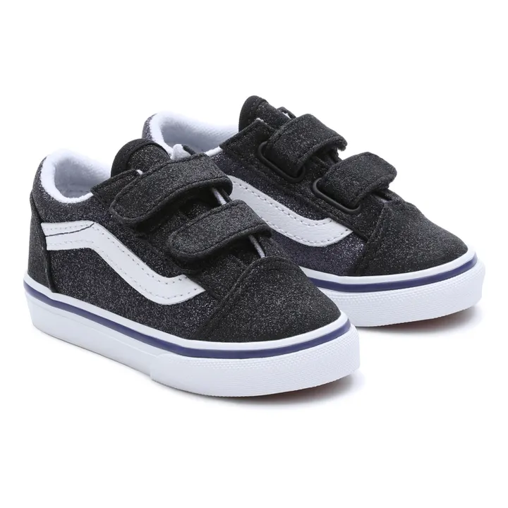 Chaussures Vans A Scratch Noir Femme Vans Baskets Scratchs Old