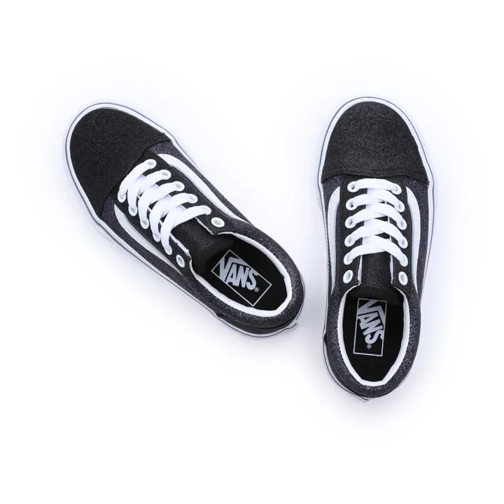 vans noir paillettes