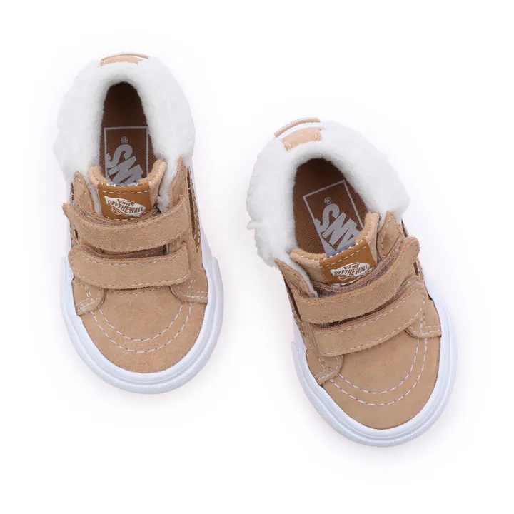 SK8-Mid Filled Scratch Sneakers | Camel- Product image n°2