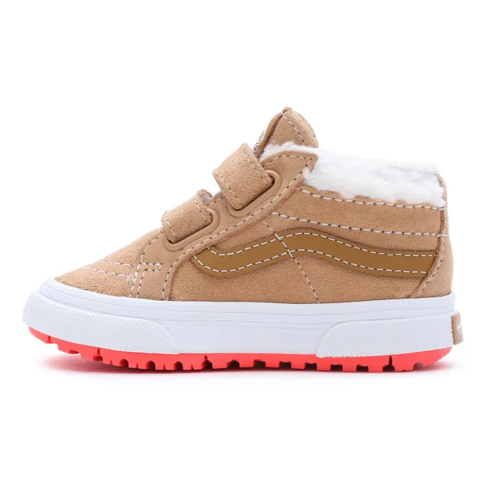 SK8-Mid Filled Scratch Sneakers | Camel- Product image n°3