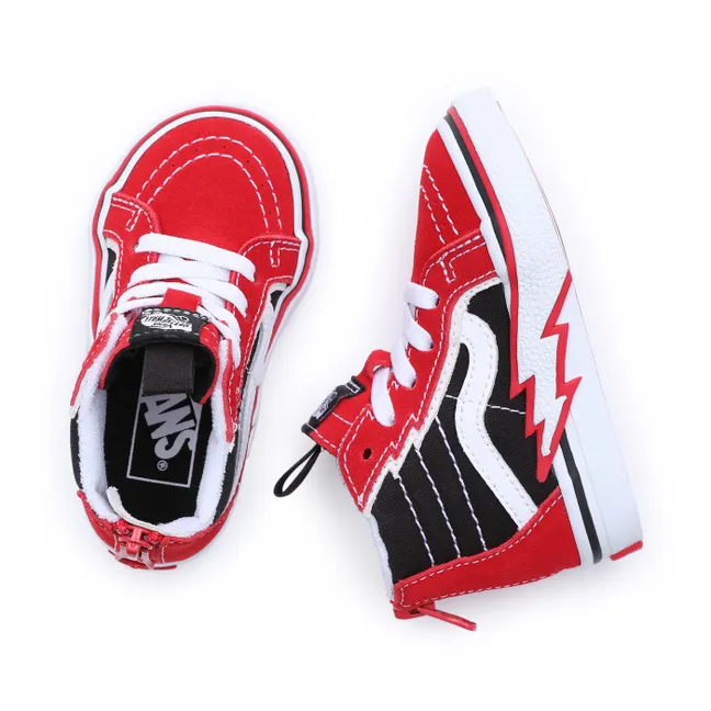 SK8-Hi High-Top Flash Sneakers | Red