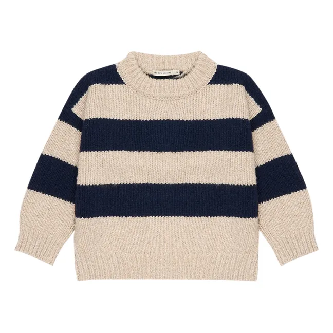 Tirso Striped Sweater Recycled Materials | Ecru