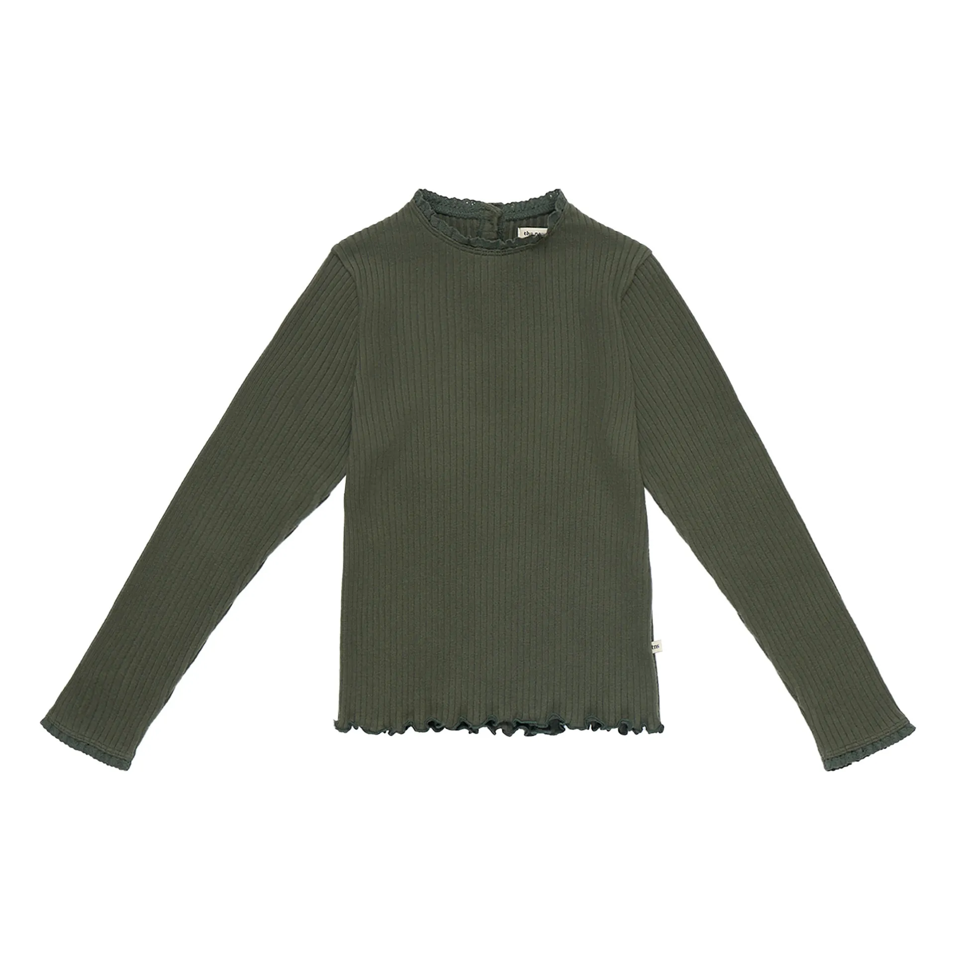 The New Society Khaki Betsy Lace Responsible Cotton Undershirt