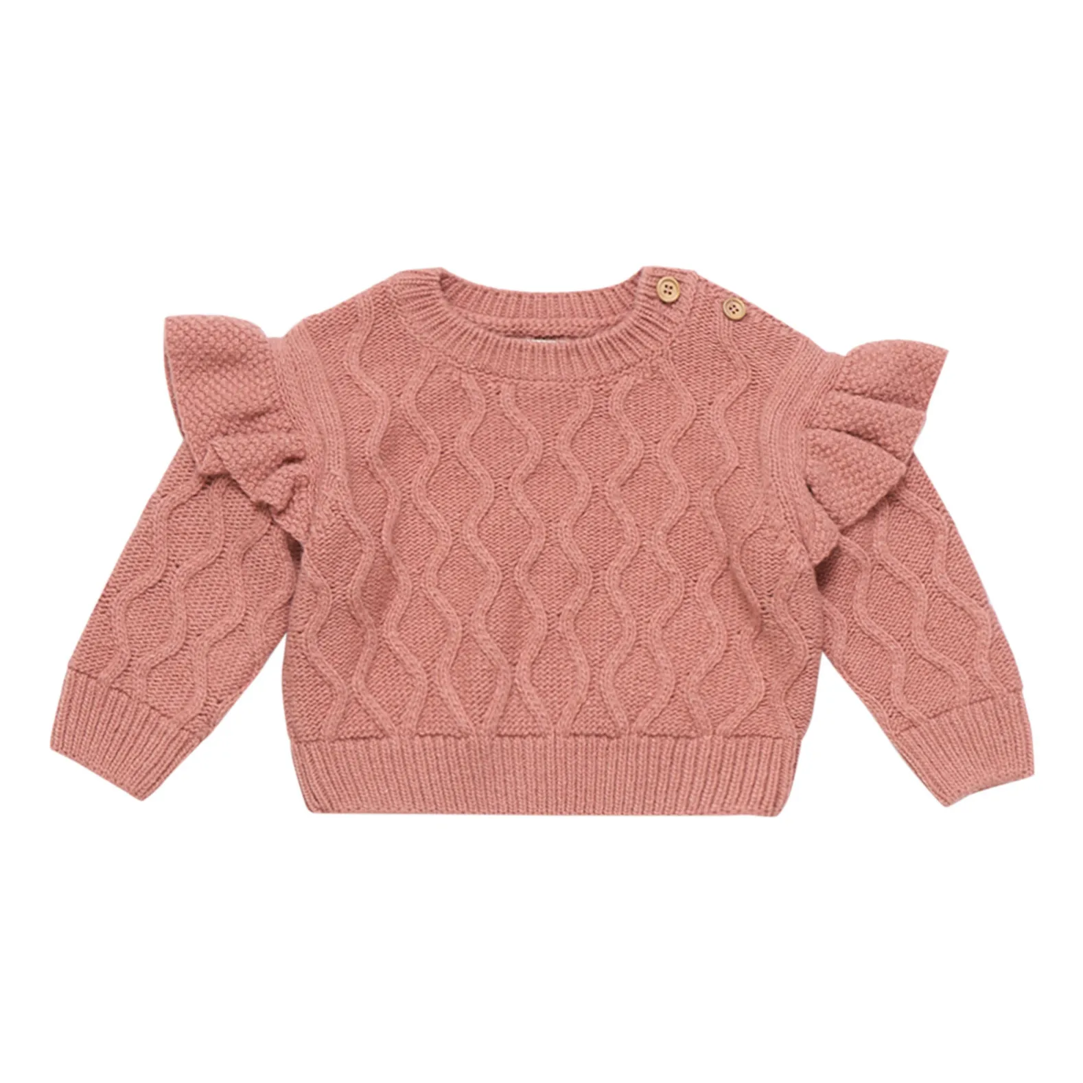 The New Society Dusty Pink Fantasy Jumper In Recycled Materials