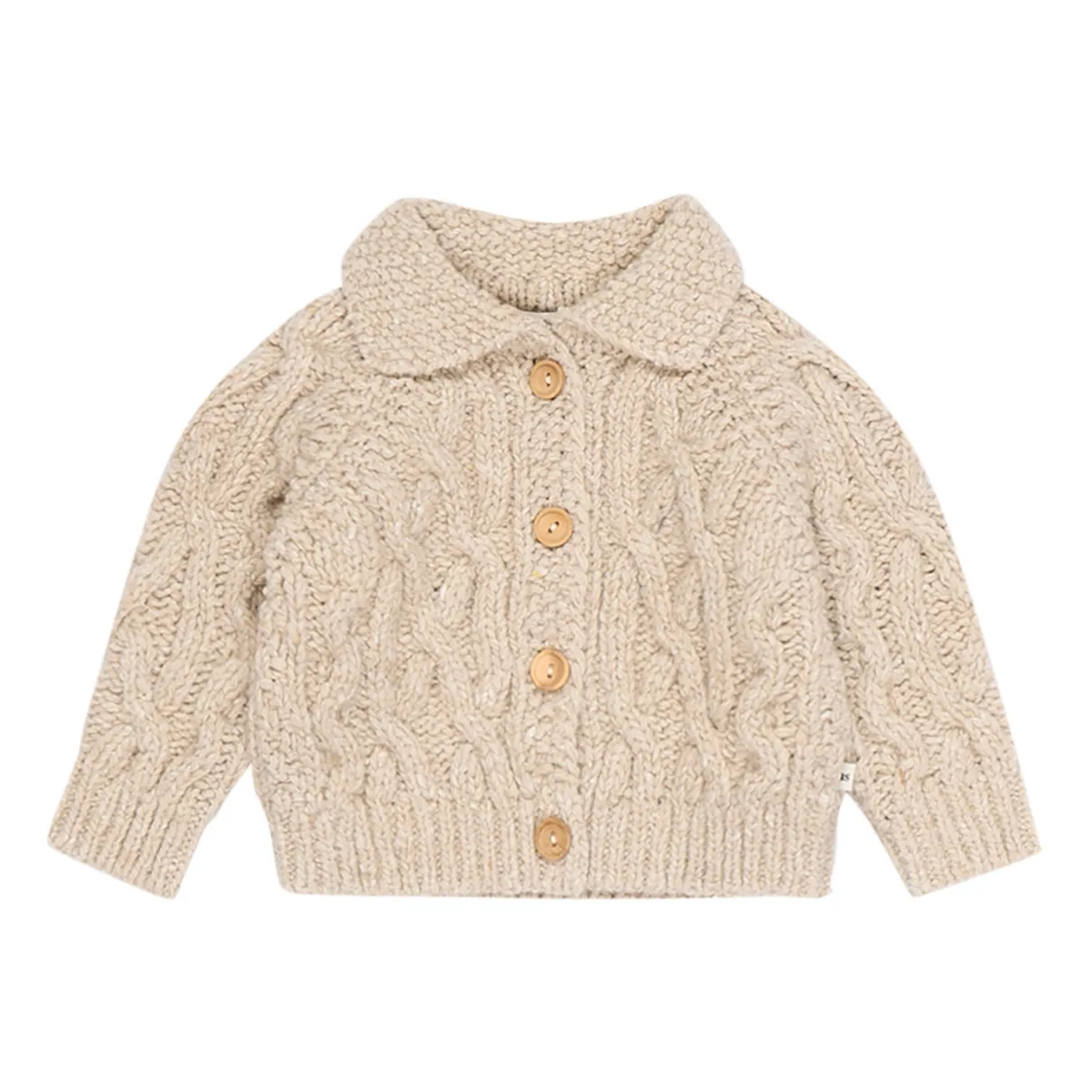 The New Society Beige Tirso Waistcoat Recycled Materials