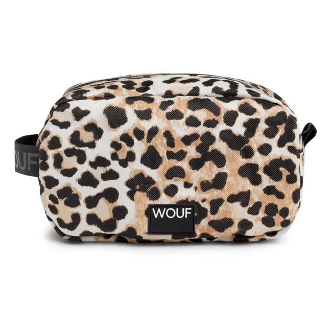 Cleo Toiletry Bag | Leopard