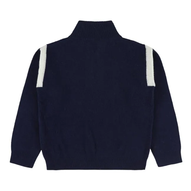 Jersey de lana Tiena | Azul Marino