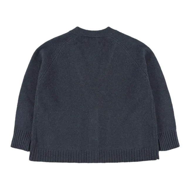 Timon Wool Vest | Navy blue