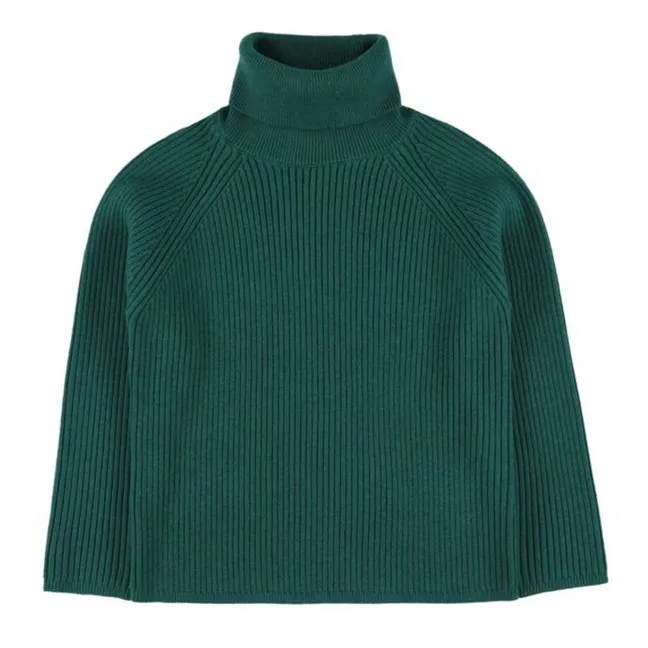 Cuello alto de lana Rosti | Verde Abeto