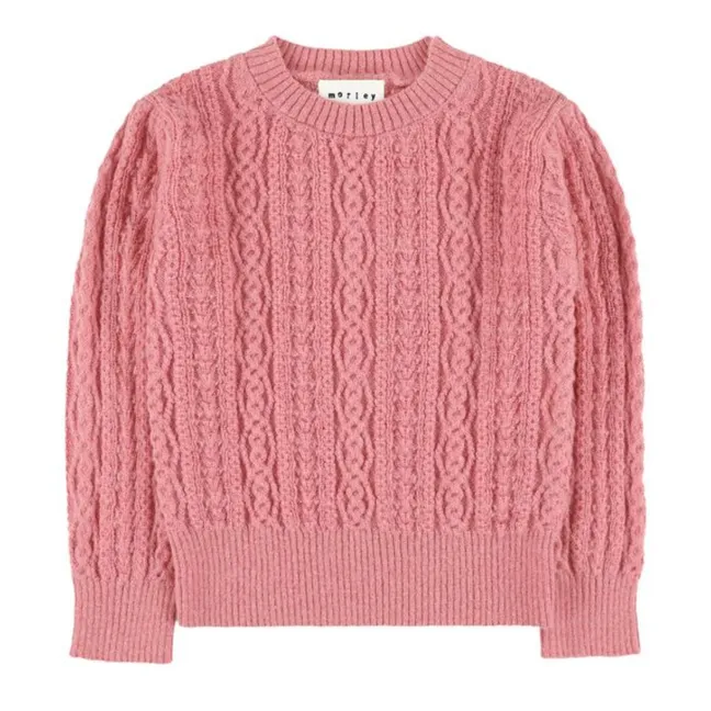 Taco Wool Alpaca Sweater | Pink