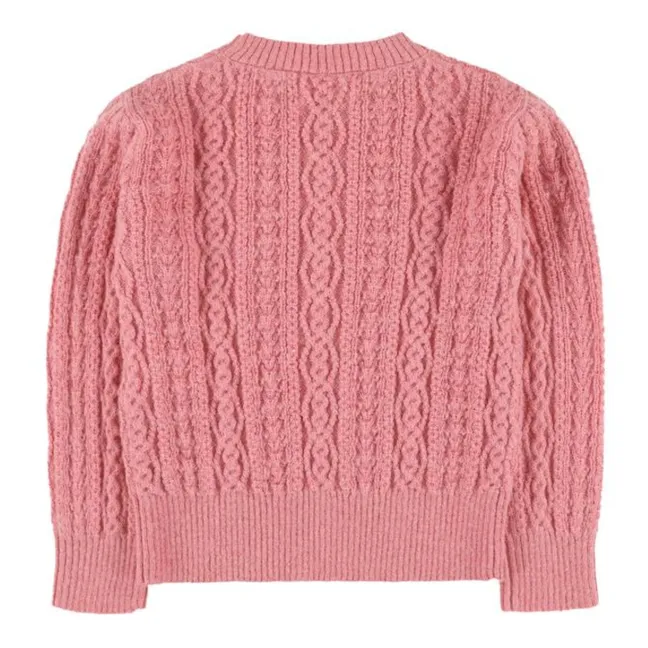 Taco Wool Alpaca Sweater | Pink