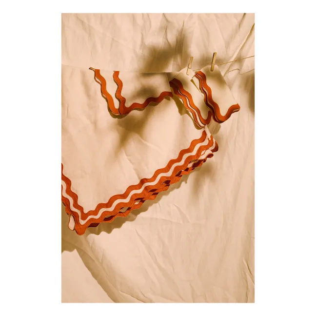 Mantel de lino | Terracotta
