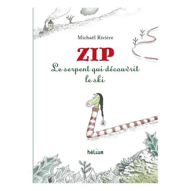 Buch Zip, die Schlange, die das Skifahren entdeckte - M.Rivière