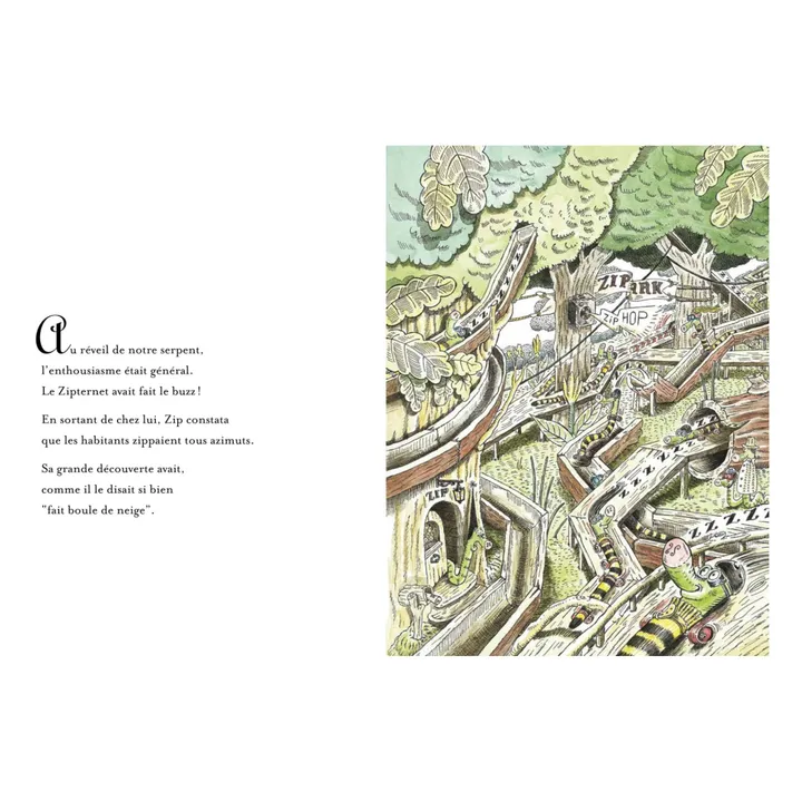 Libro Zip, la serpiente que descubrió el esquí - M.Rivière- Imagen del producto n°1