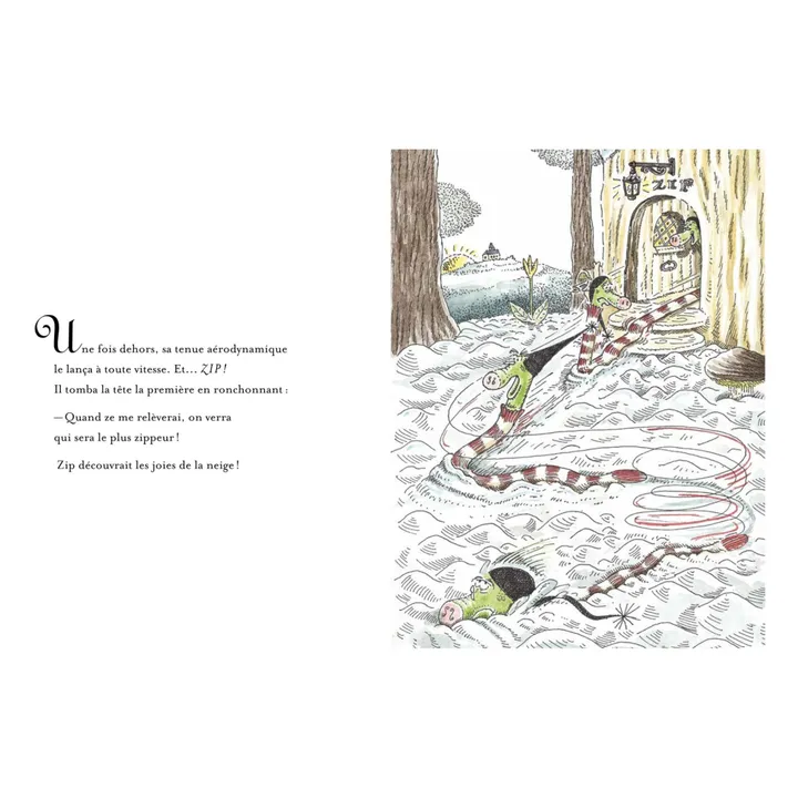 Libro Zip, la serpiente que descubrió el esquí - M.Rivière- Imagen del producto n°3