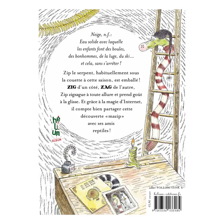 Libro Zip, la serpiente que descubrió el esquí - M.Rivière- Imagen del producto n°4