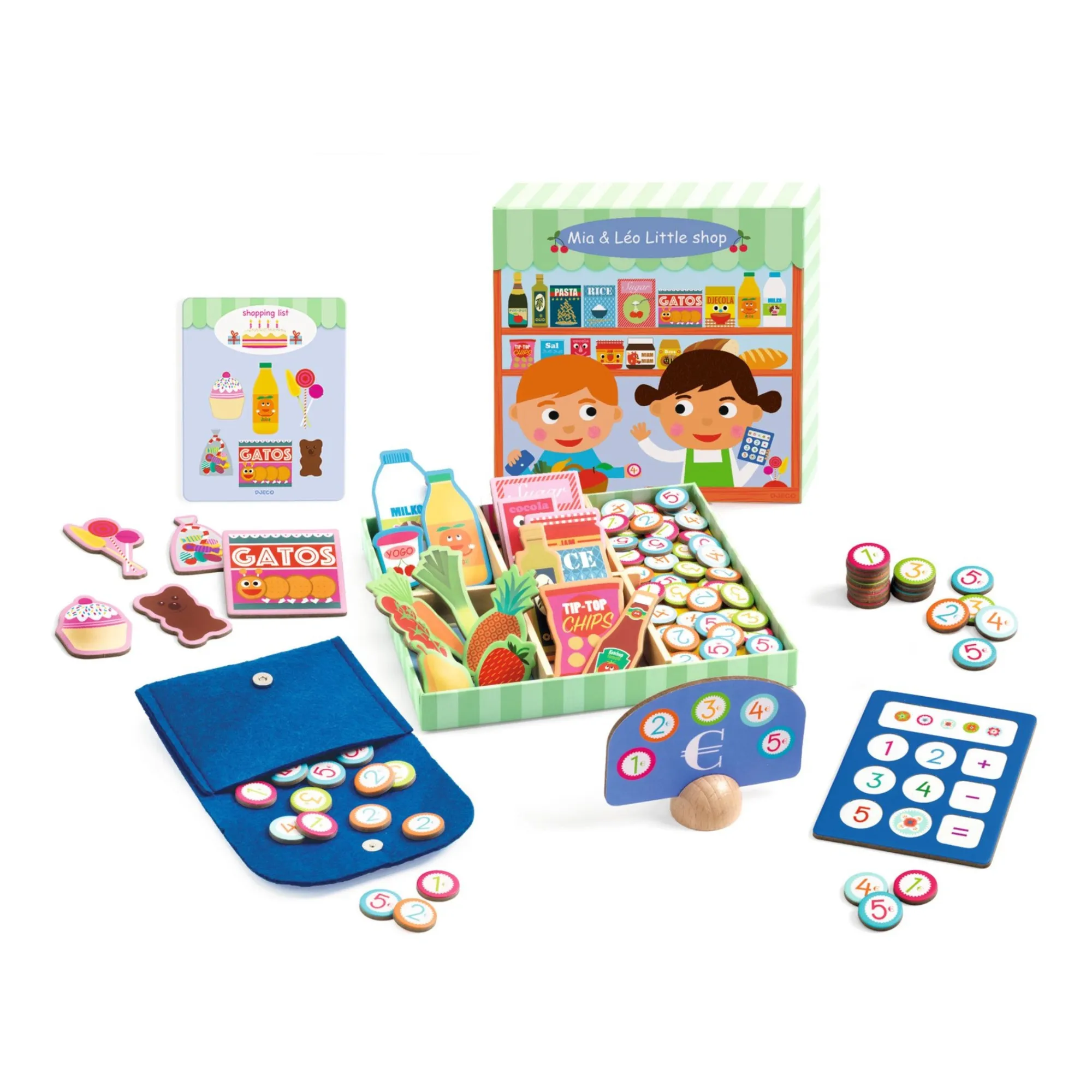 Djeco Multicoloured Mia & Léo Little Shop