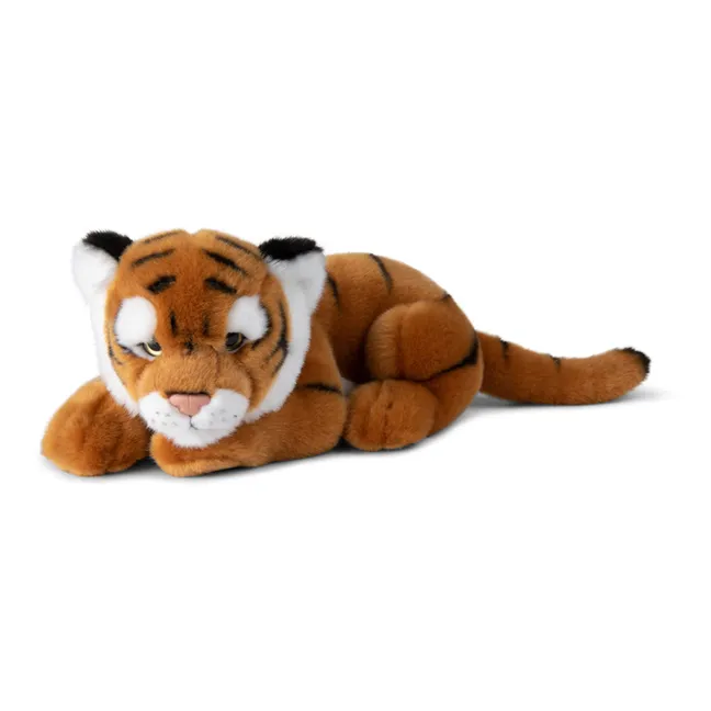 Peluche Tigre couché | Marron